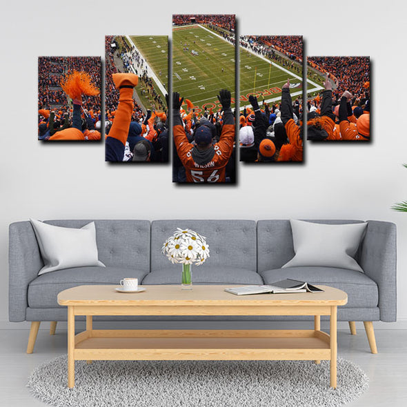 5 canvas wall art framed prints Denver Broncos  home decor1251 (4)