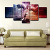 5 canvas wall art framed prints Dwyane Wade  home decor1217 (2)