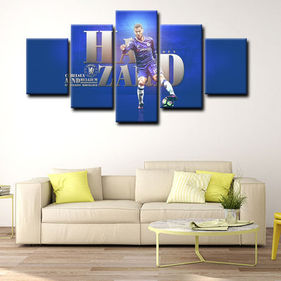 5 canvas wall art framed prints Eden Hazard  home decor1201 (1)