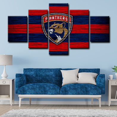 5 canvas wall art framed prints Florida Panthers  home decor1201 (1)