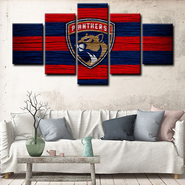5 canvas wall art framed prints Florida Panthers  home decor1201 (2)