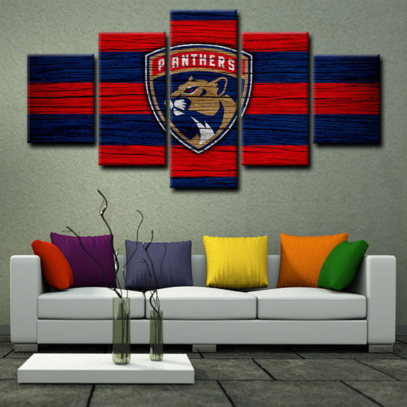 5 canvas wall art framed prints Florida Panthers  home decor1201 (3)