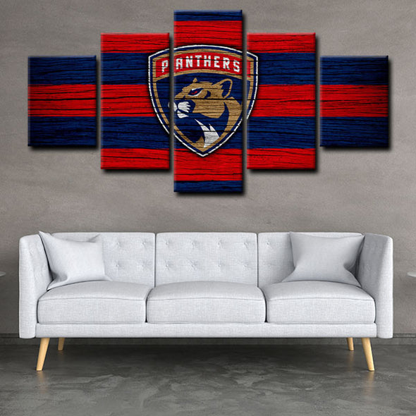 5 canvas wall art framed prints Florida Panthers  home decor1201 (4)