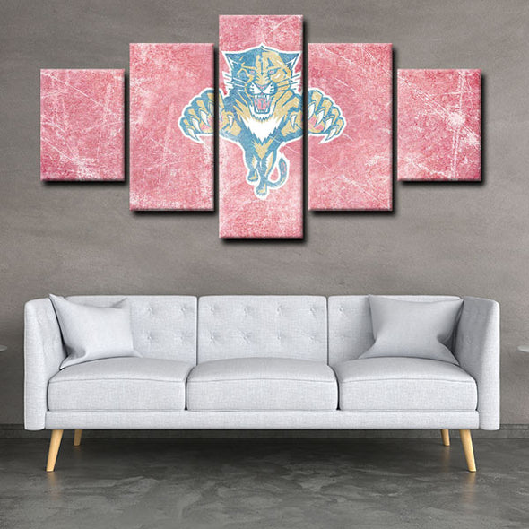 5 canvas wall art framed prints Florida Panthers  home decor1211 (3)