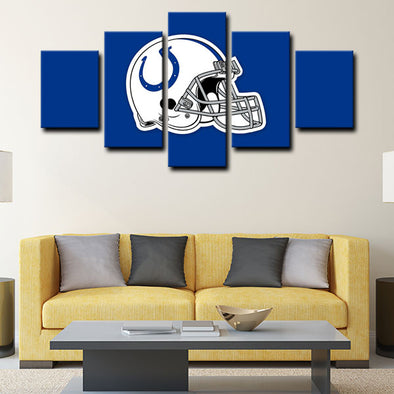 5 canvas wall art framed prints Indianapolis Colts  home decor1208 (1)