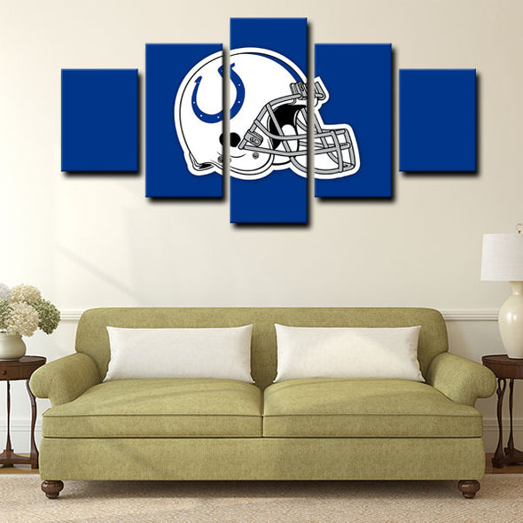 5 canvas wall art framed prints Indianapolis Colts  home decor1208 (2)