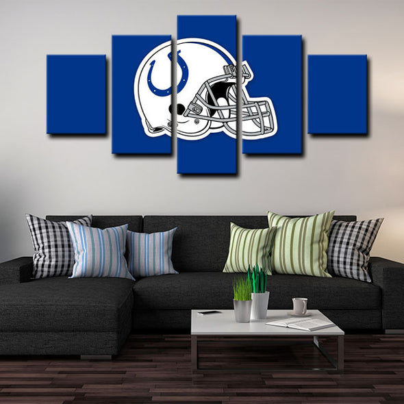 5 canvas wall art framed prints Indianapolis Colts  home decor1208 (4)