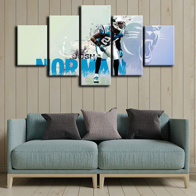 5 canvas wall art framed prints Josh Norman  home decor1225 (1)
