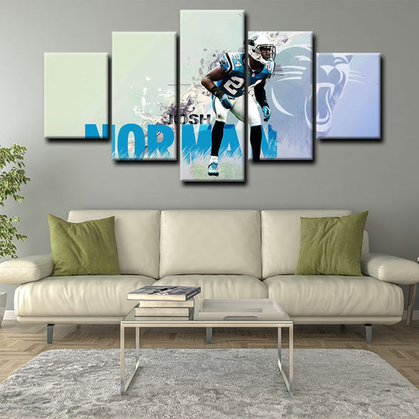 5 canvas wall art framed prints Josh Norman  home decor1225 (2)