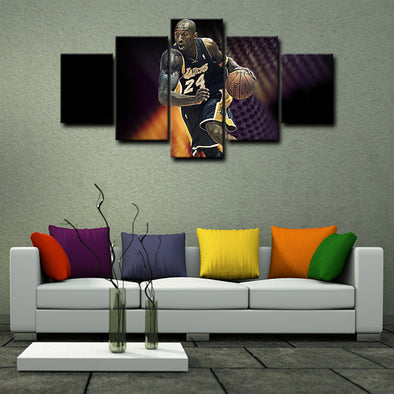 5 canvas wall art framed prints Kobe Bryant  home decor1201 (1)