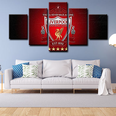 5 canvas wall art framed prints Liverpool Football Club  home decor1201 (1)