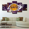    5 canvas wall art framed prints Los Angeles Lakers  home decor1201 (3)