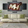  5 canvas wall art framed prints Miami Heat   home decor1201 (3)