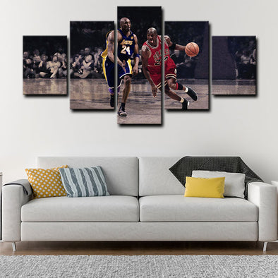 5 canvas wall art framed prints Michael Jordan  home decor1218 (1)