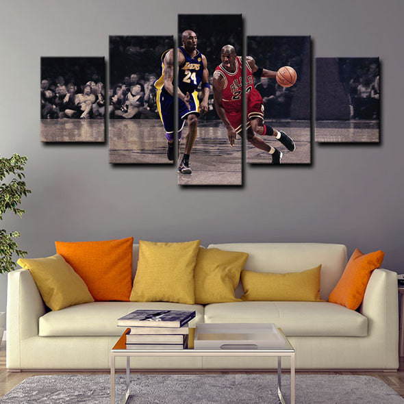 5 canvas wall art framed prints Michael Jordan  home decor1218 (4)