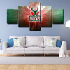 5 canvas wall art framed prints Milwaukee Bucks  home decor 1201(2)