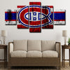 5 canvas wall art framed prints Montreal Canadiens  home decor1201 (2)