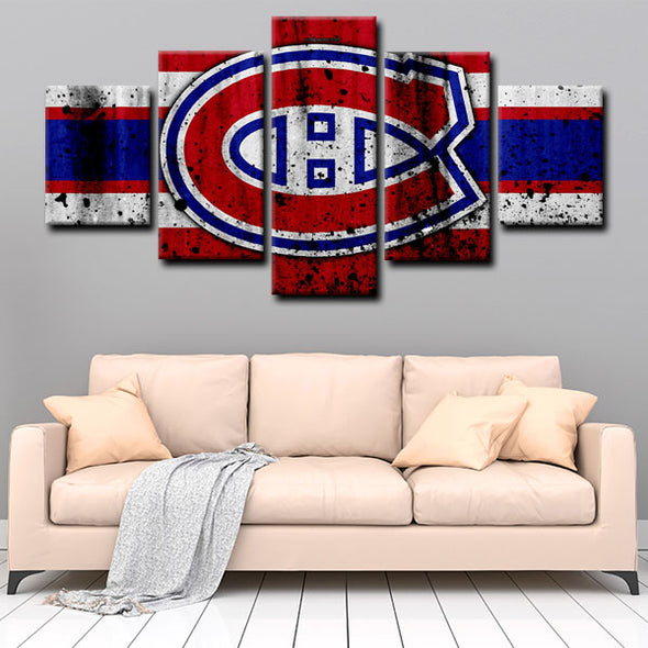 5 canvas wall art framed prints Montreal Canadiens  home decor1201 (4)