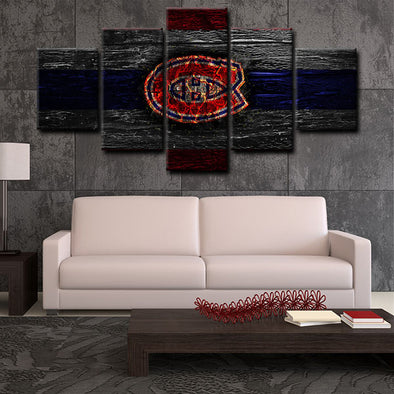  5 canvas wall art framed prints Montreal Canadiens  home decor1211 (1)