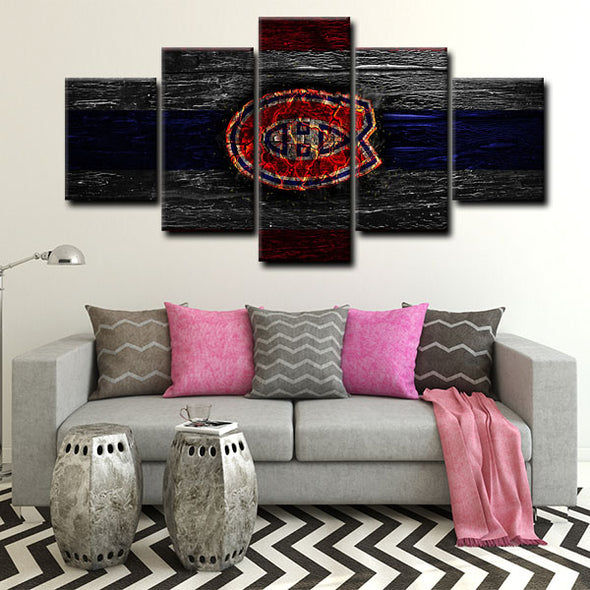 5 canvas wall art framed prints Montreal Canadiens  home decor1211 (3)