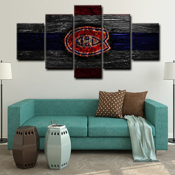  5 canvas wall art framed prints Montreal Canadiens  home decor1211 (4)