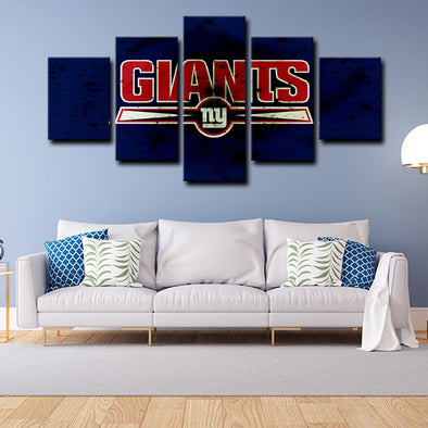 5 canvas wall art framed prints New York Giants   home decor1201(1)