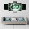 5 canvas wall art framed prints New York Jets  home decor1201 (3)
