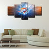 5 canvas wall art framed prints Oklahoma City Thunder  home decor1201 (3)