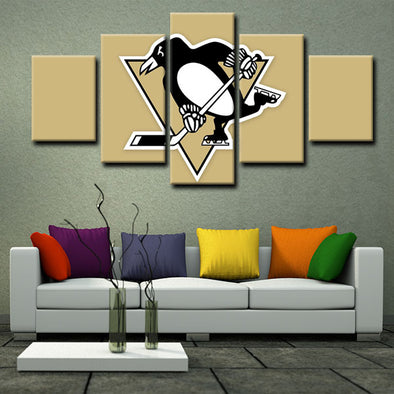 5 canvas wall art framed prints Pittsburgh Penguins  home decor1214 (1)