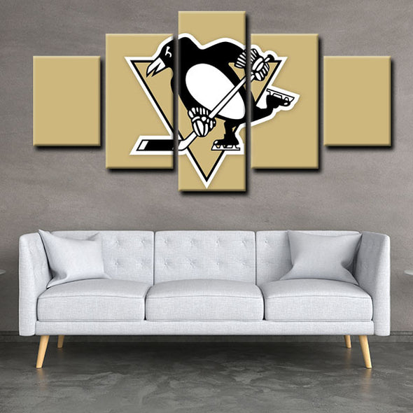 5 canvas wall art framed prints Pittsburgh Penguins  home decor1214 (2)