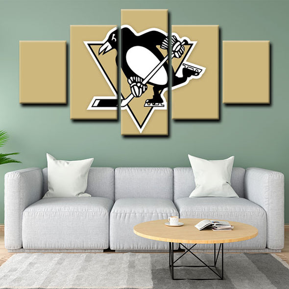 5 canvas wall art framed prints Pittsburgh Penguins  home decor1214 (3)