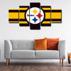5 canvas wall art framed prints Pittsburgh Steelers  home decor1221 (2)