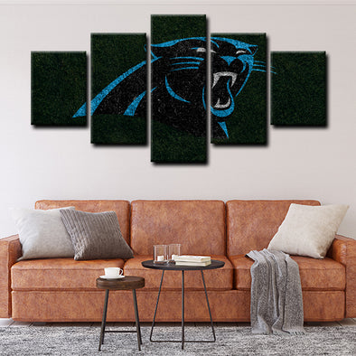  5 canvas wall art framed prints arolina Panthers  home decor1215 (1)