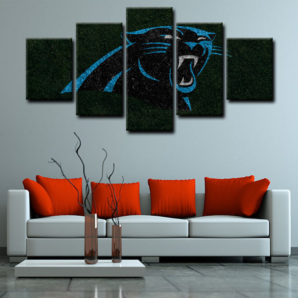  5 canvas wall art framed prints arolina Panthers  home decor1215 (2)