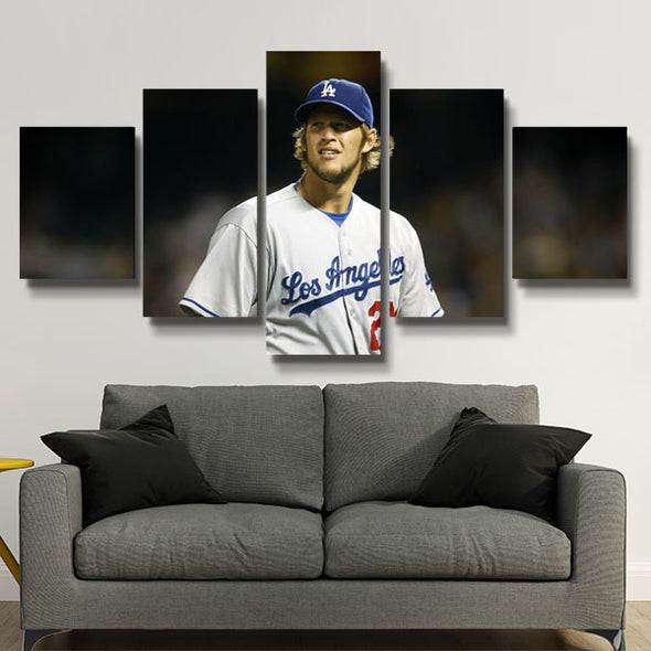 5 foot wall art art prints Dodgers Clayton Kershaw live room decor-4001 (4)