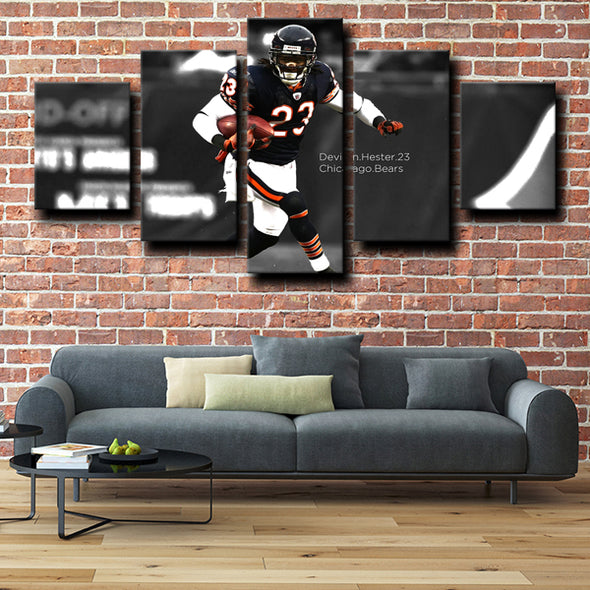 5 foot wall art framed prints Chicago Bears Hester home decor-1209 (3)