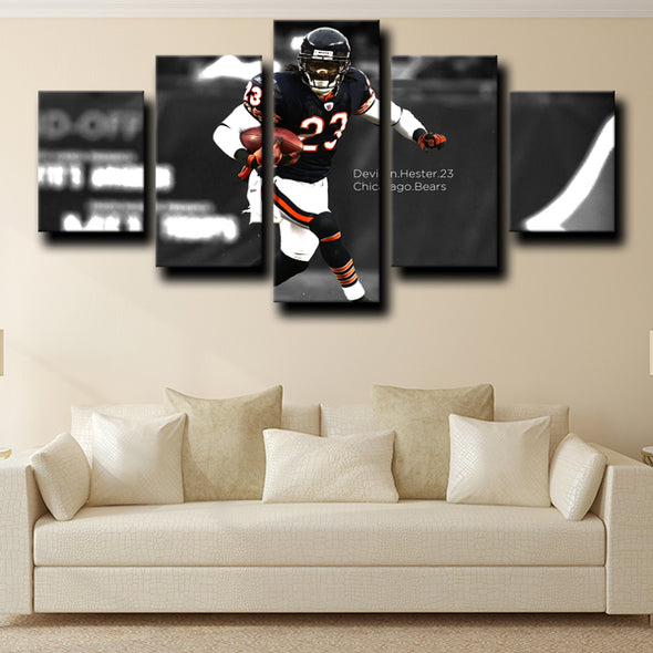 5 foot wall art framed prints Chicago Bears Hester home decor-1209 (4)