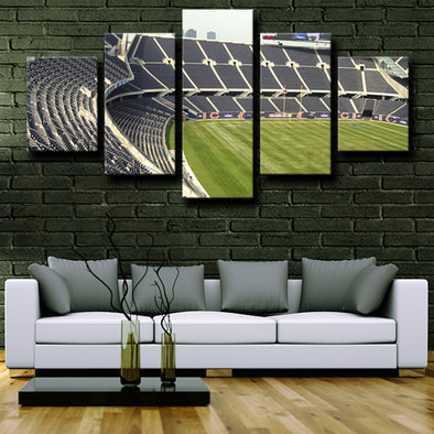 5 foot wall art framed prints Chicago Bears Rugby Field home decor-1211 (1)