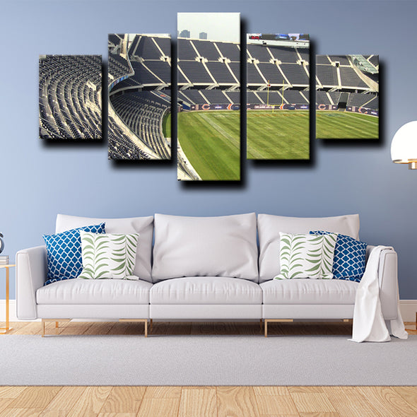 5 foot wall art framed prints Chicago Bears Rugby Field home decor-1211 (4)