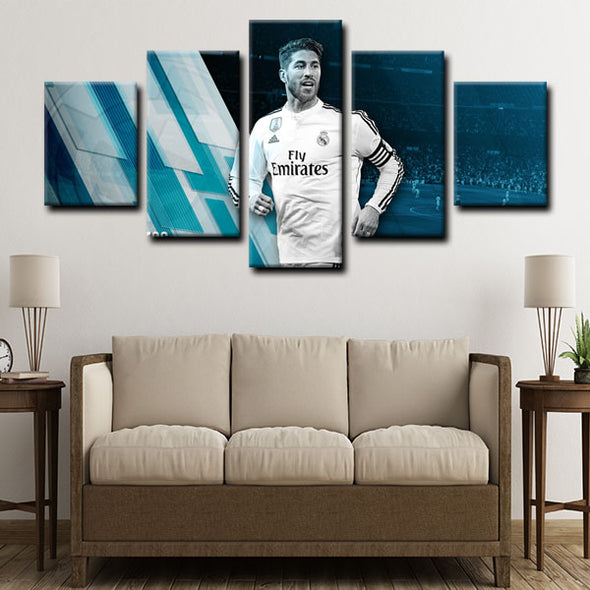 5 foot wall art framed prints Sergio Ramos home decor1211 (3)