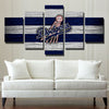 5 panel canvas art art prints Dodgers Wood grain decor picture-40018 (4)