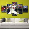 5 panel canvas art art prints Red Sox Alex Cora live room decor-50037 (2)