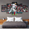 5 panel canvas art art prints Red Sox Three players live room decor-50018 (2)