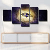 5 panel canvas art framed Purple Murder Dream Metal live room decor-1202 (3)