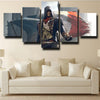 5 panel canvas art framed prints Assassin Unity Arno live room decor-1201 (2)