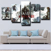 5 panel canvas art framed prints Assassin's Creed III wall picture-1201 (1)