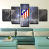 5 panel canvas art framed prints Atlético Madrid Badge  home decor  1216 (2)