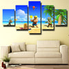 5 panel canvas art framed prints Best Game Clash Royale wall picture-1501 (2)