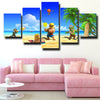 5 panel canvas art framed prints Best Game Clash Royale wall picture-1501 (3)