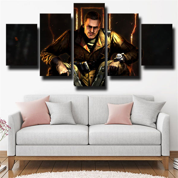5 panel canvas art framed prints COD Black Ops III decor picture-1208 (3)